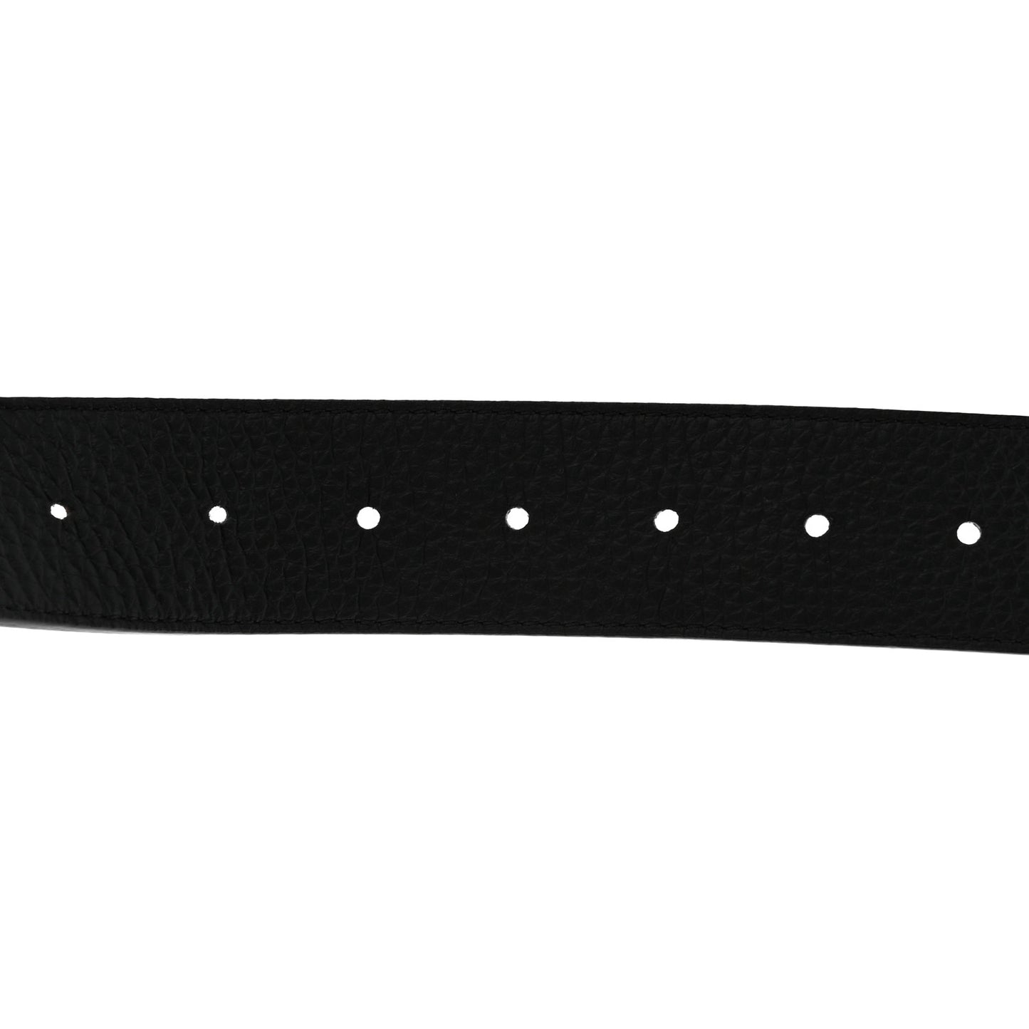 Taurillon Calfskin 30mm LV Initiales Reversible Belt 110 44 Black