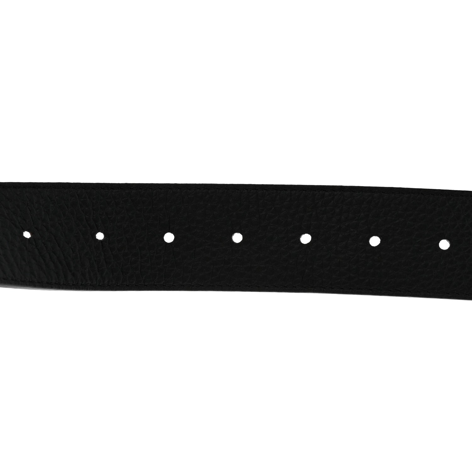 Louis Vuitton Taurillon Calfskin 30mm LV Initiales Reversible Belt 110 44 Black 3 of 11