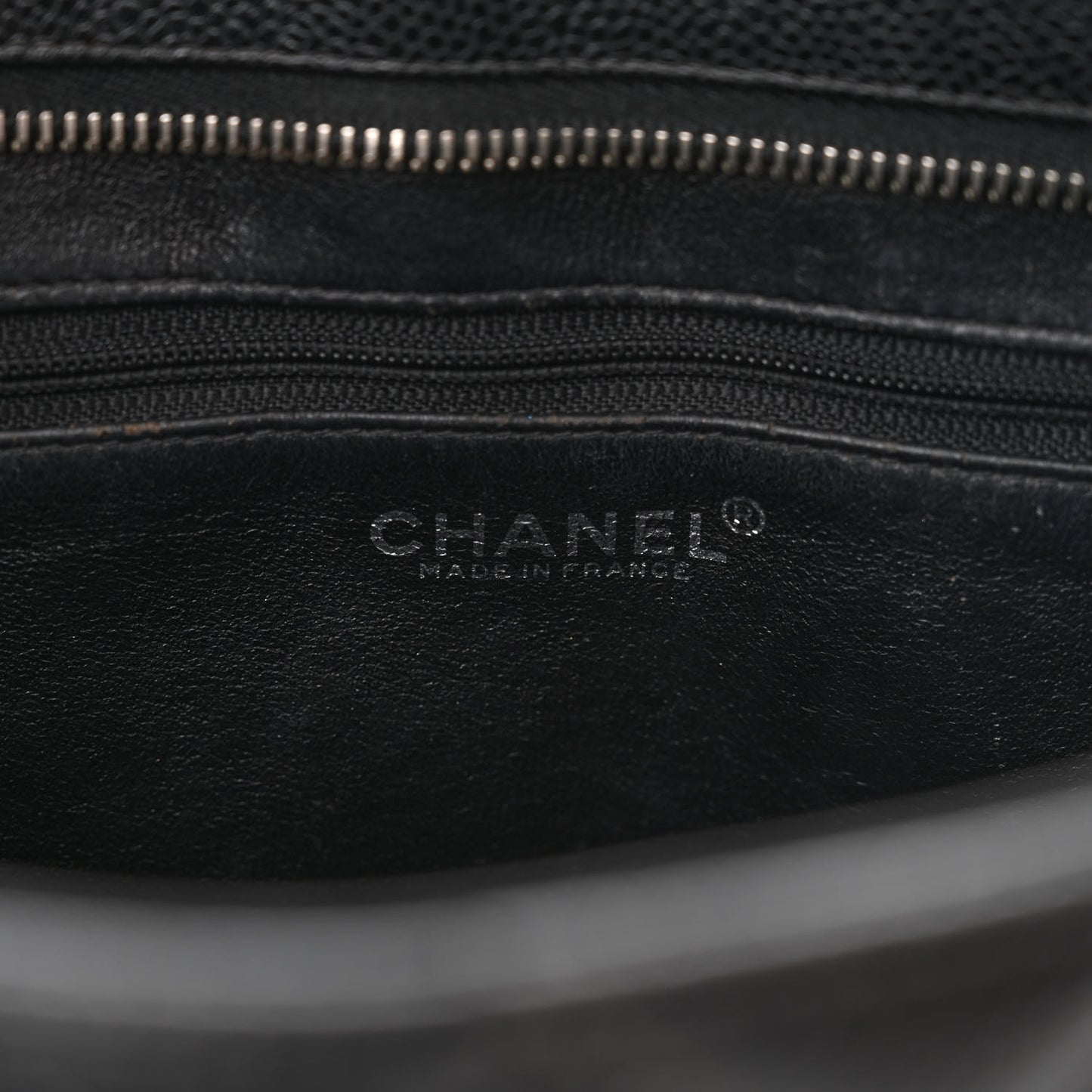 Caviar Quilted Medallion Tote Black