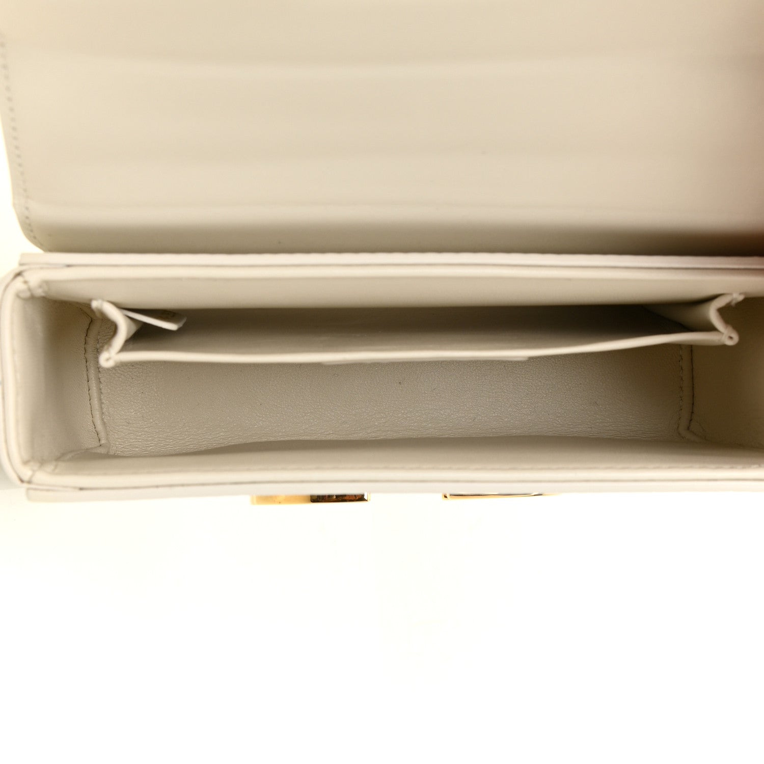 Christian Dior Smooth Calfskin 30 Montaigne Box Bag White 5 of 12