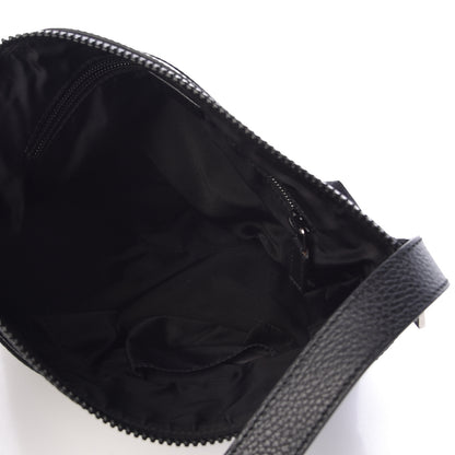 Gucci Nylon Monogram Dollar Calfskin Flat Messenger Bag Black 5 of 10