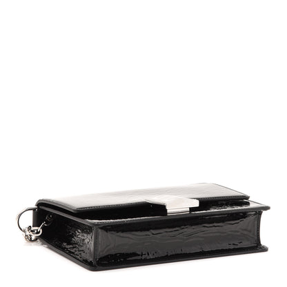 Givenchy Patent Textured Goatskin Small 4G Crossbody Black 4 of 12