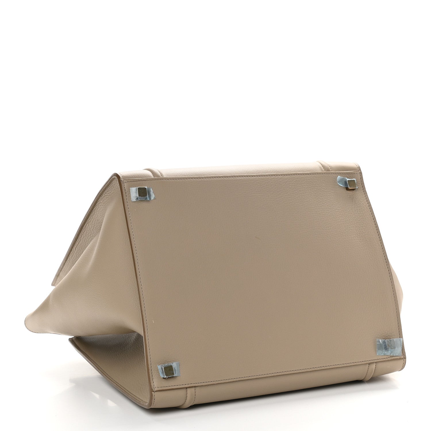 Celine Grained Calfskin Medium Phantom Luggage Beige 4 of 10