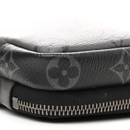 Louis Vuitton Monogram Eclipse Reverse Double Phone Pouch 8 of 9