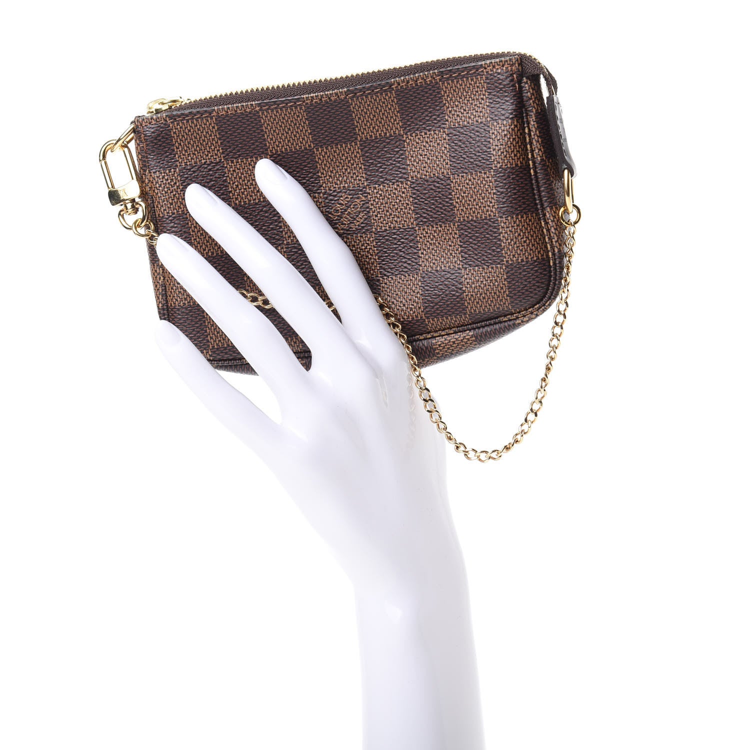 Louis Vuitton Damier Ebene Mini Pochette Accessories 2 of 8