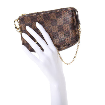 Louis Vuitton Damier Ebene Mini Pochette Accessories 2 of 8