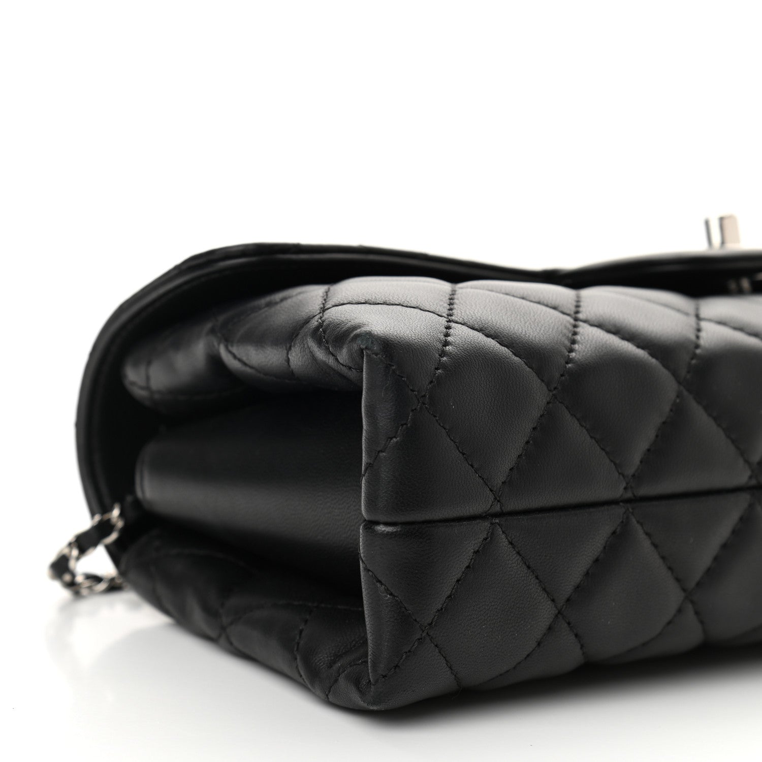 Chanel Lambskin Quilted By 4 Flap Crossbody Black 9 of 10