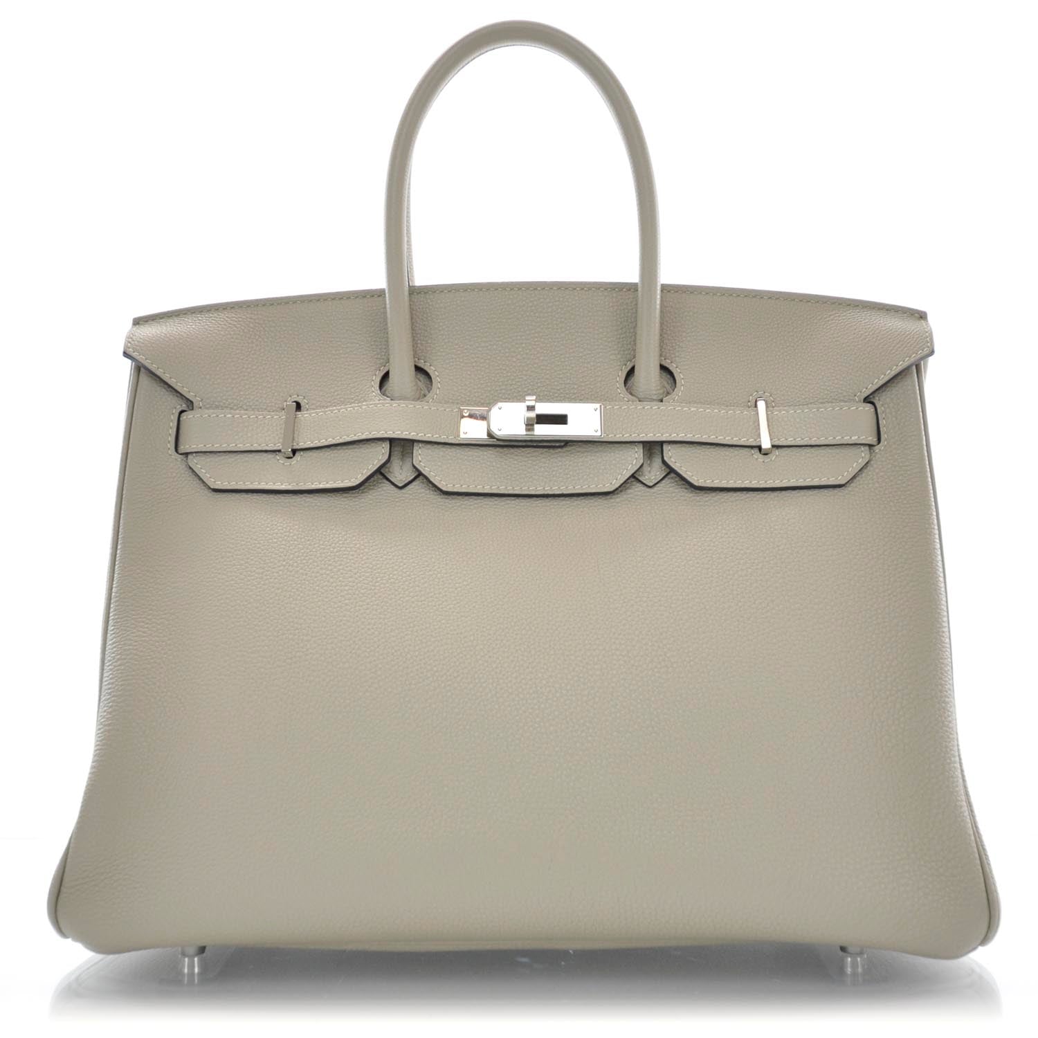 Hermes Togo Birkin 35 Gris Tourterelle 1 of 11