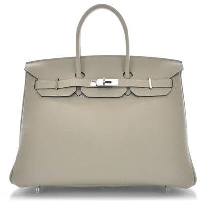 Hermes Togo Birkin 35 Gris Tourterelle 1 of 11