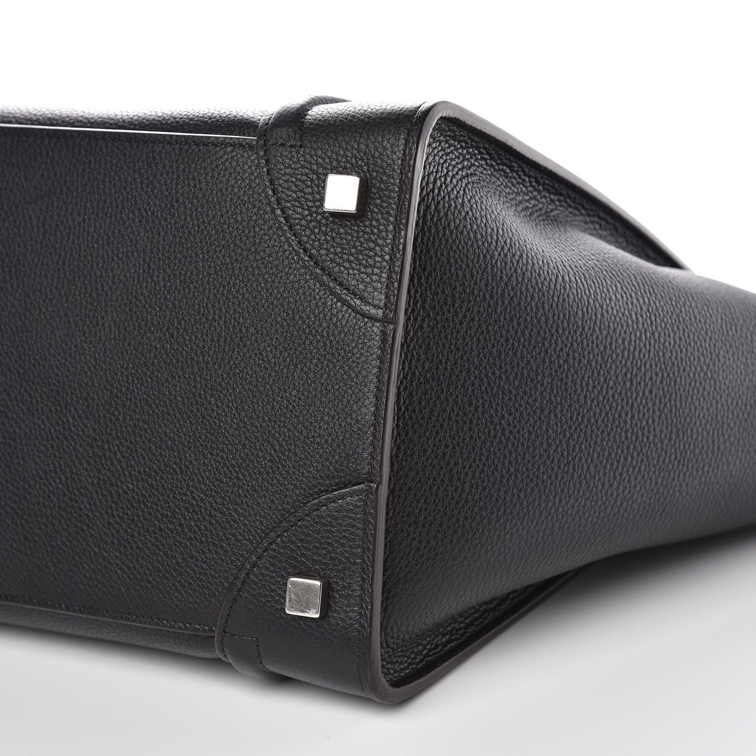 Celine Drummed Calfskin Mini Luggage Black 11 of 13