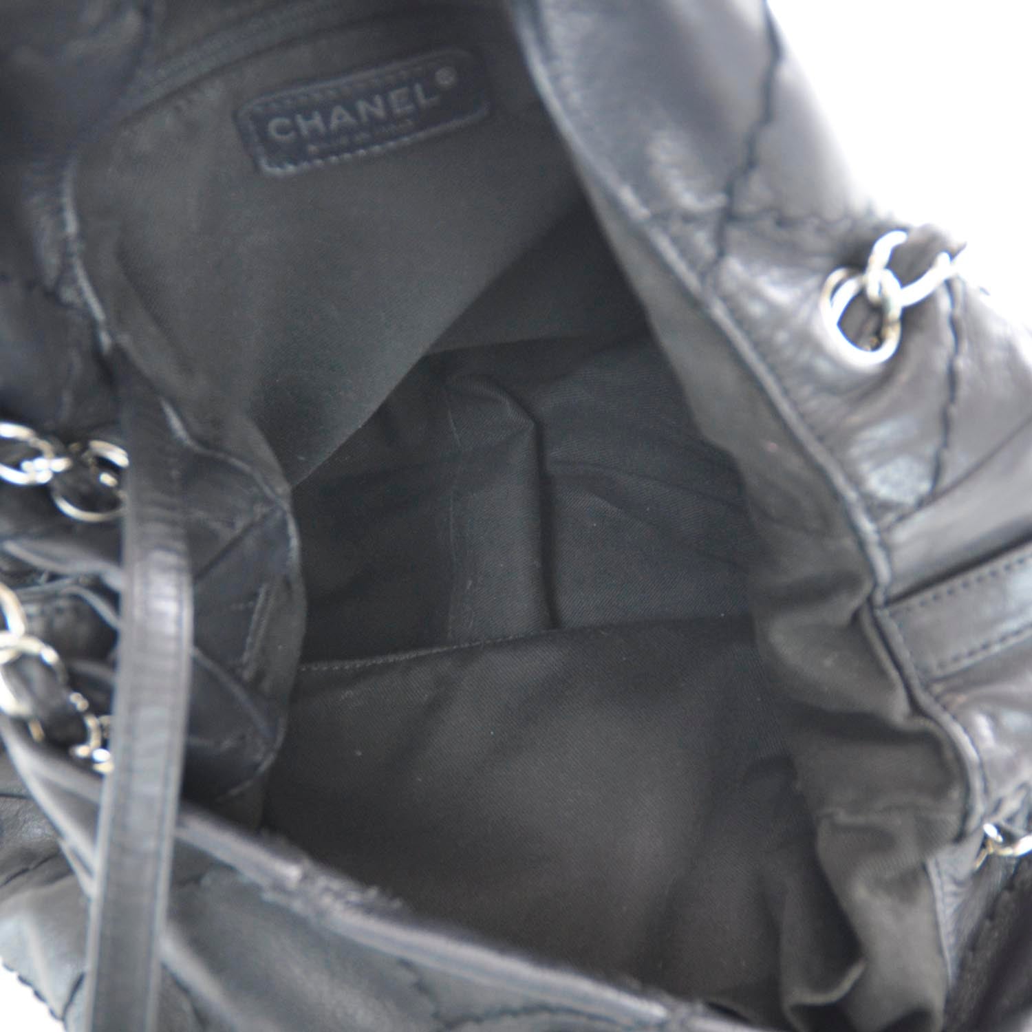 Chanel Lambskin Expandable Stitched Tote Black 6 of 11
