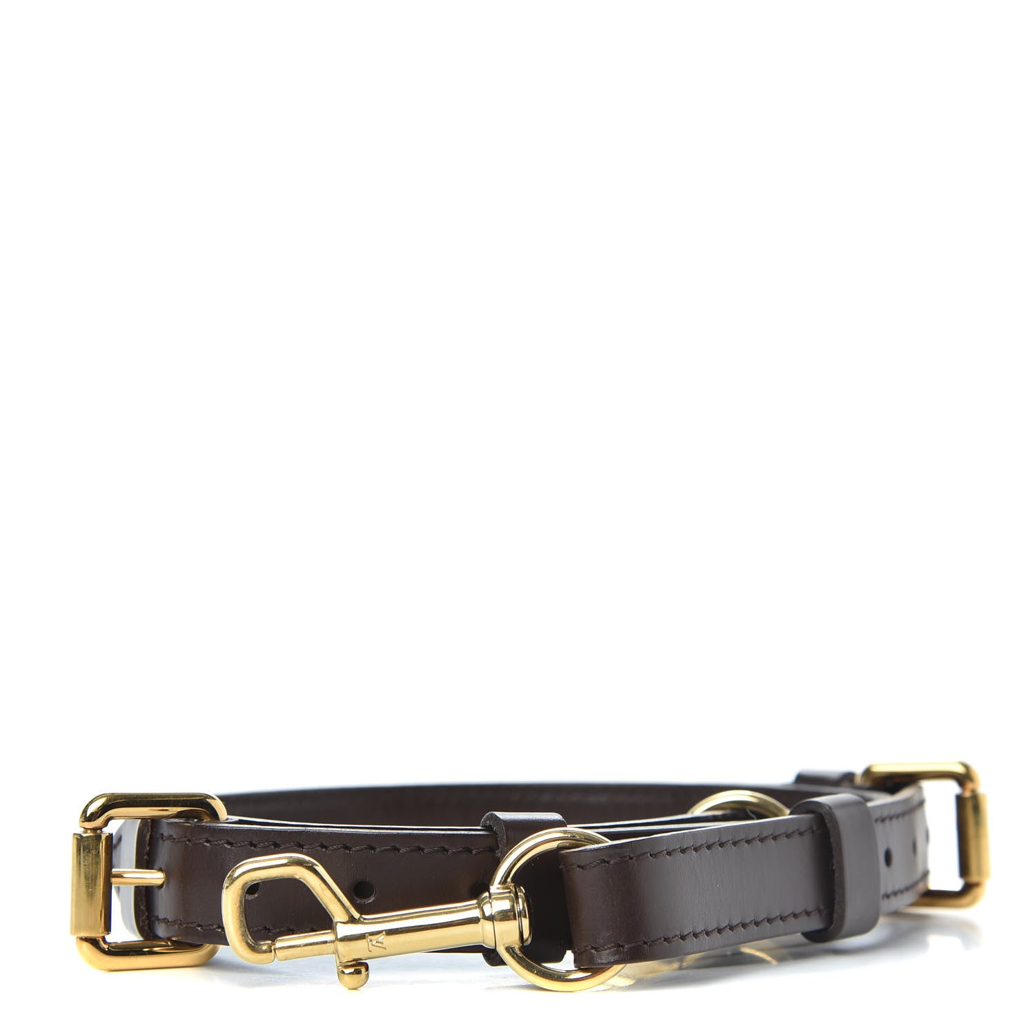 Louis Vuitton Calfskin Adjustable Trevi Shoulder Strap Brown 1 of 4