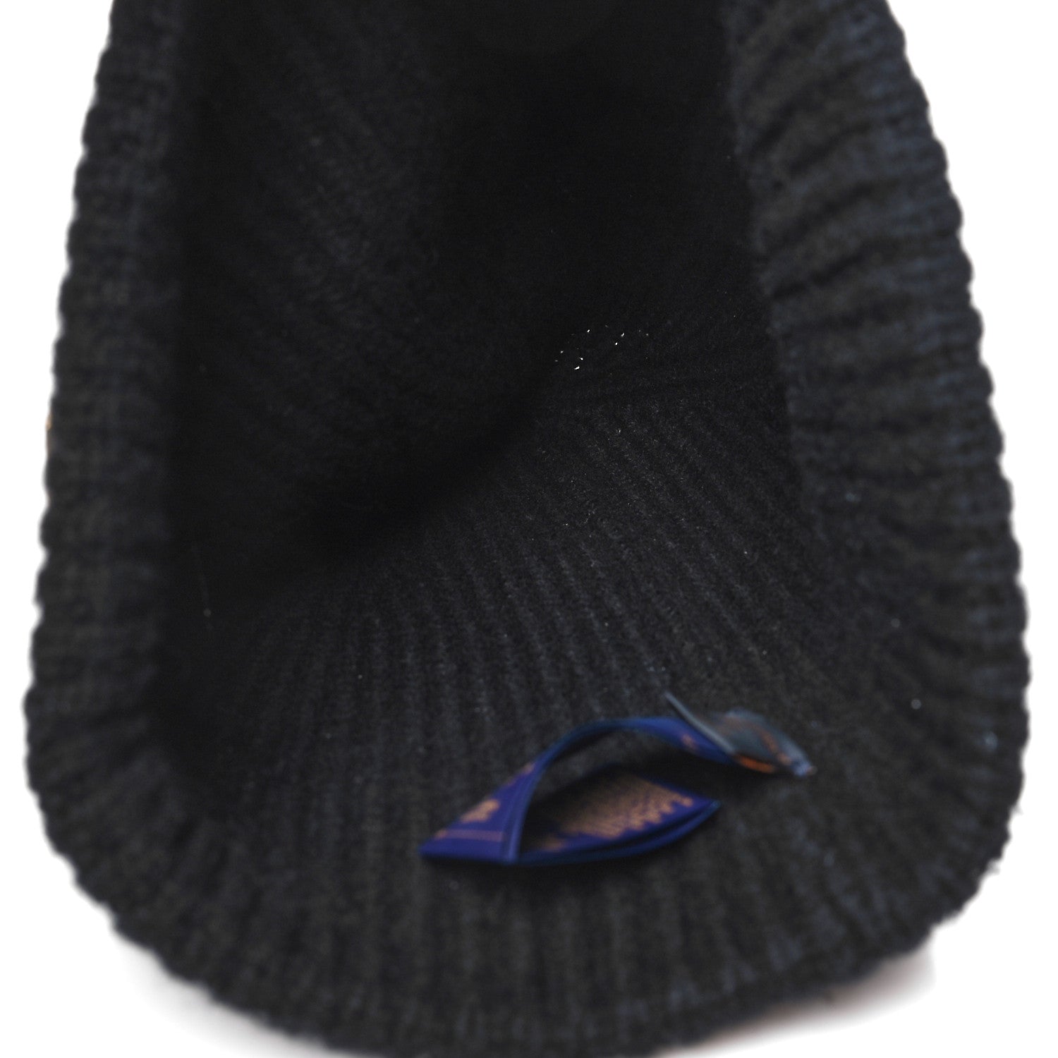 Louis Vuitton Cashmere Ribbed LV Spark Beanie Black 4 of 5