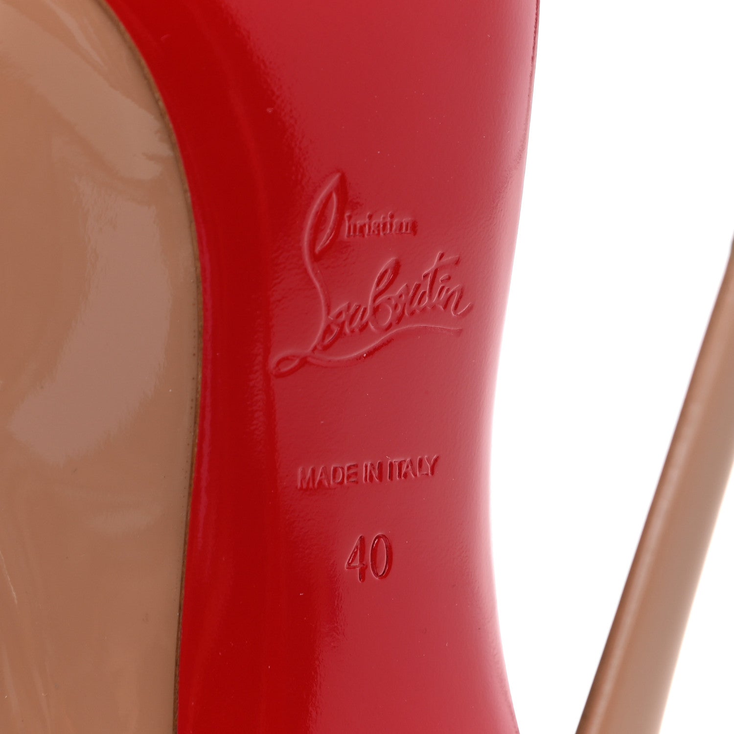 Christian Louboutin Patent So Kate 120 Pumps 40 Nude 6 of 10