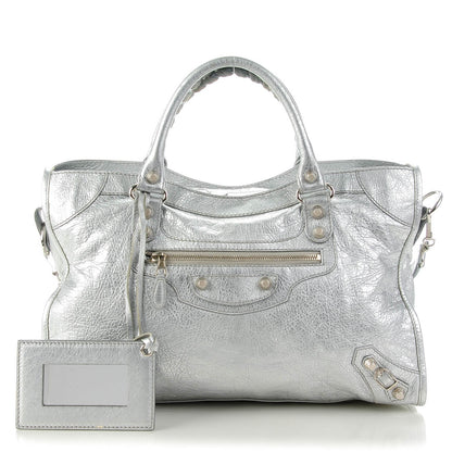 Balenciaga Agneau Giant 12 Silver Hardware City Gris Aluminum 1 of 8