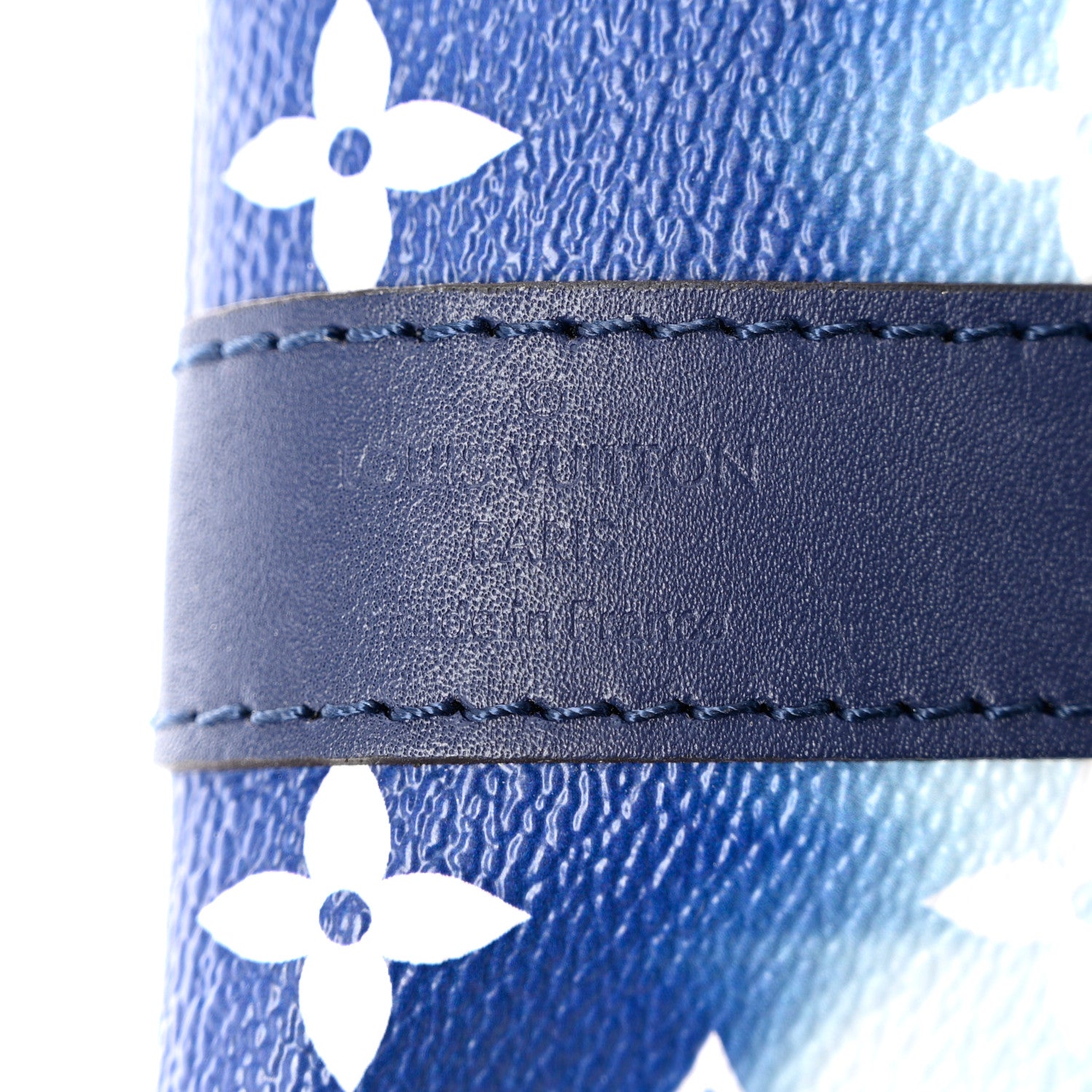 Louis Vuitton Monogram Escale Keepall Bandouliere 50 Blue 6 of 11