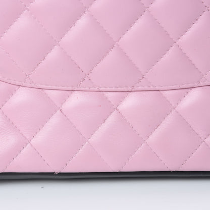 Chanel Calfskin Quilted Medium Cambon Tote Pink Black 12 of 14