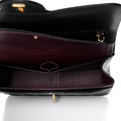 Chanel Caviar Quilted Jumbo Double Flap Black 4 of 13