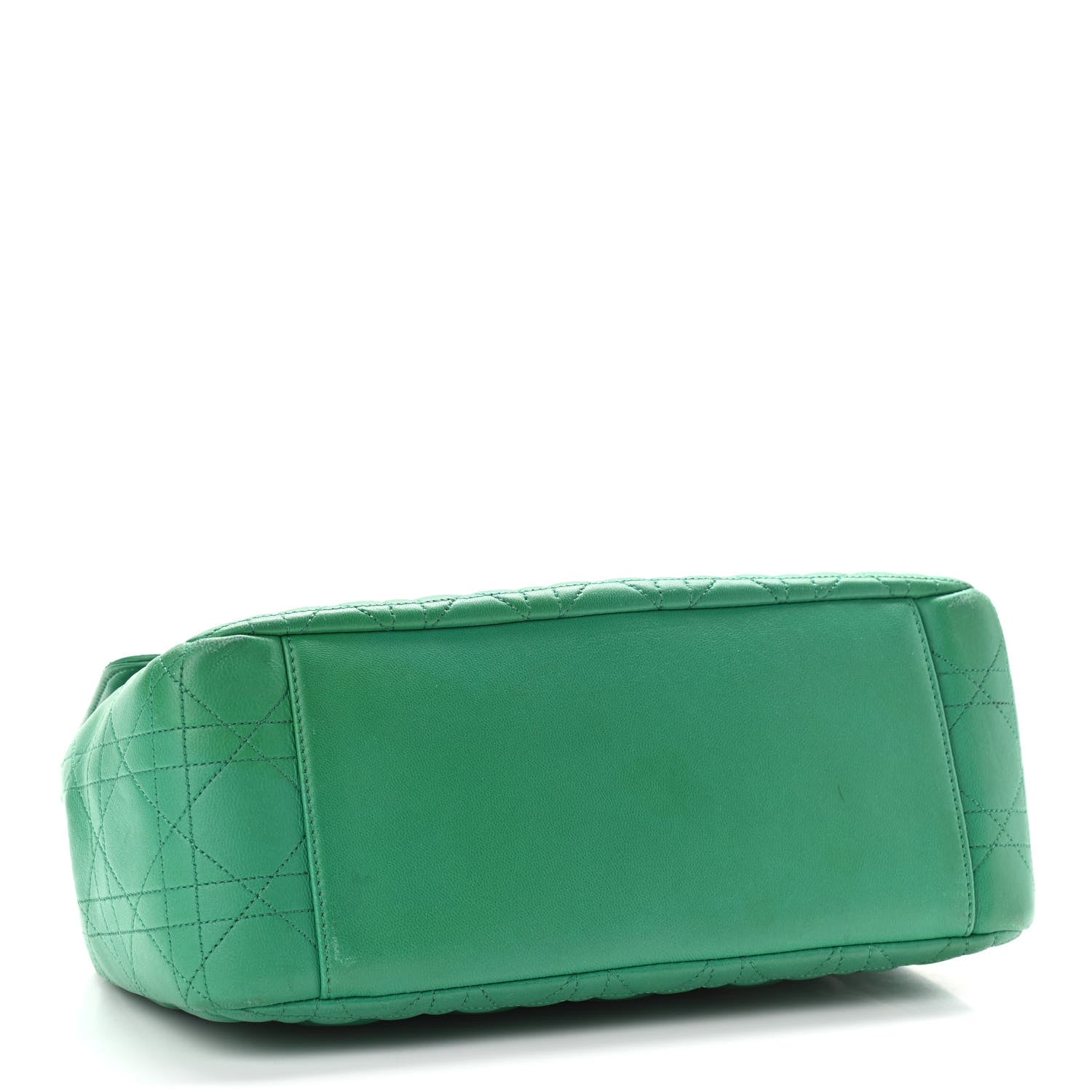 Christian Dior Lambskin Cannage Large Miss Dior Flap Green 4 of 13