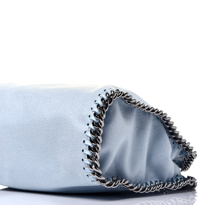 Stella McCartney Shaggy Deer Mini Falabella Fold Over Tote Light Blue 10 of 10