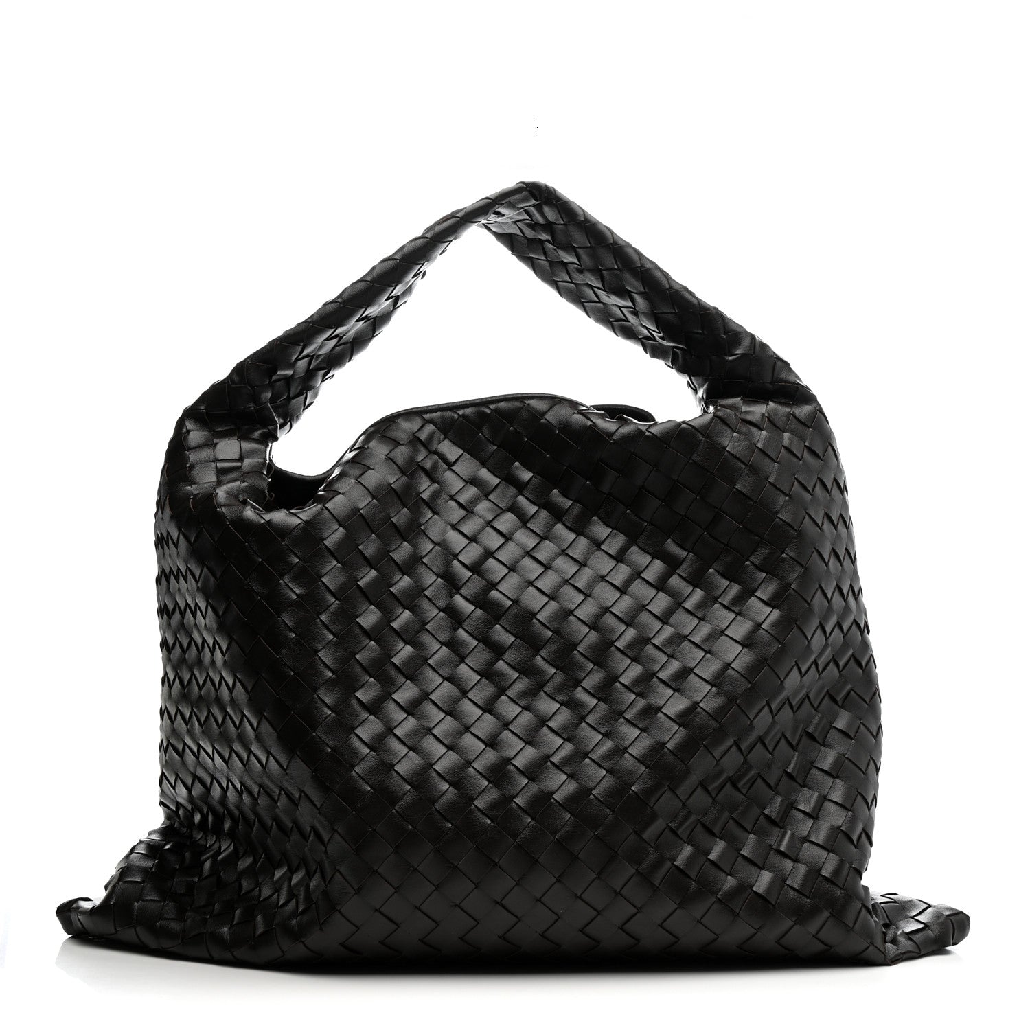 Bottega Veneta Calfskin Intrecciato Large Hop Fondant 1 of 12