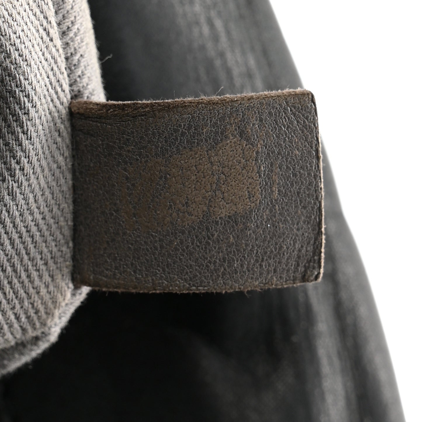 Iridescent Calfskin Glint Flap Black