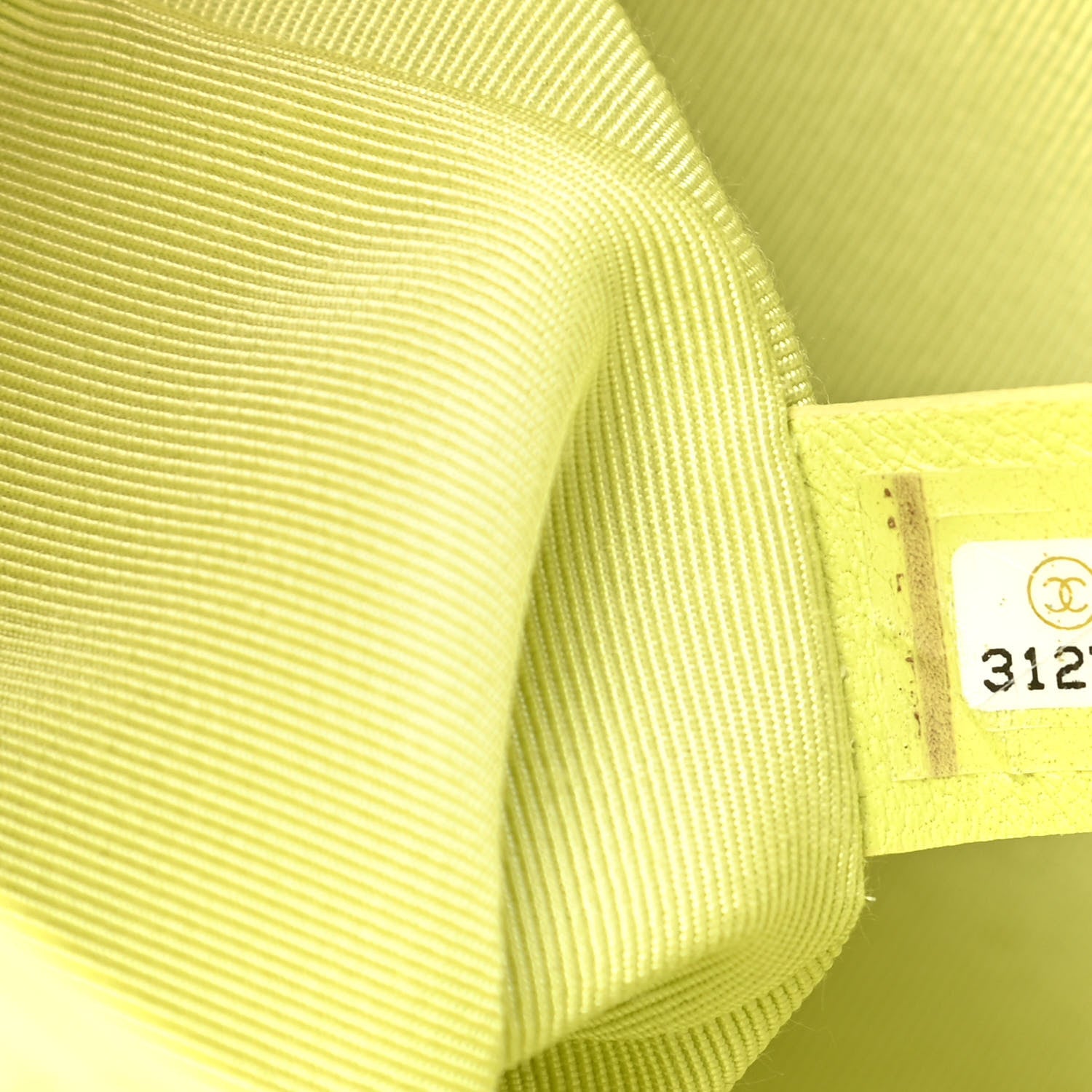 Chanel Lambskin Quilted Medium Chanel 19 Flap Neon Yellow 9 of 10