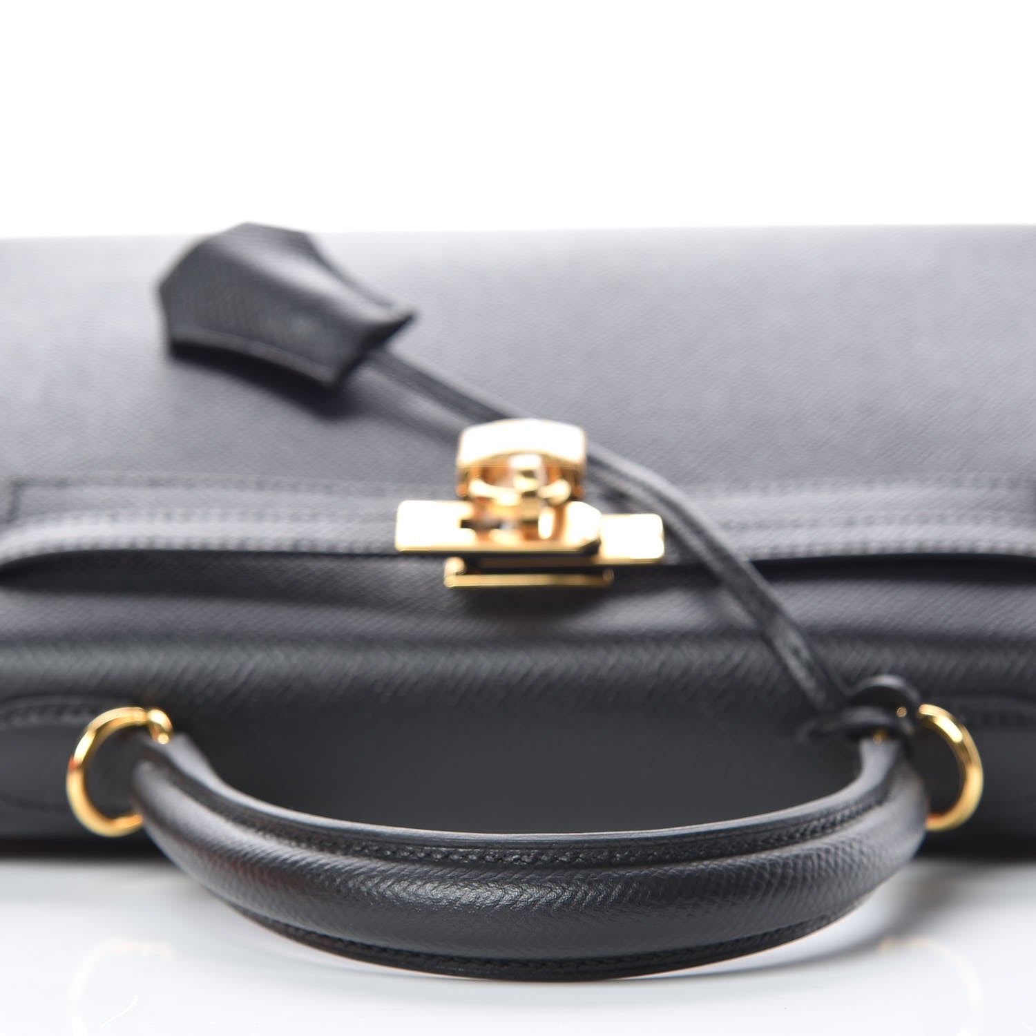 Hermes Epsom Kelly Sellier 25 Black 23 of 40