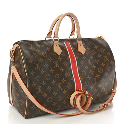 Louis Vuitton Monogram My LV Heritage Speedy Bandouliere 40 Ivoire Rouge 2 of 9