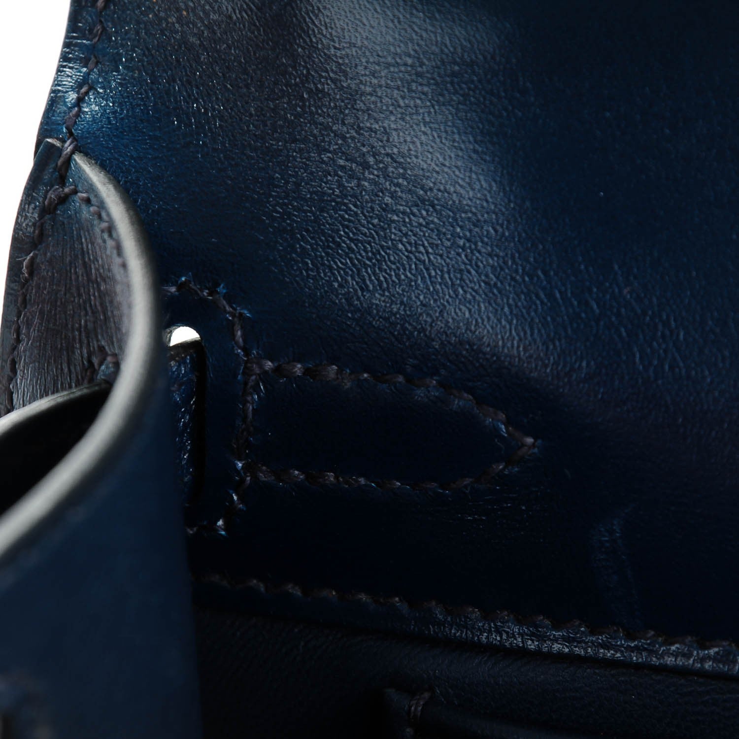 Hermes Box Kelly Pochette Bleu De Prusse 6 of 17