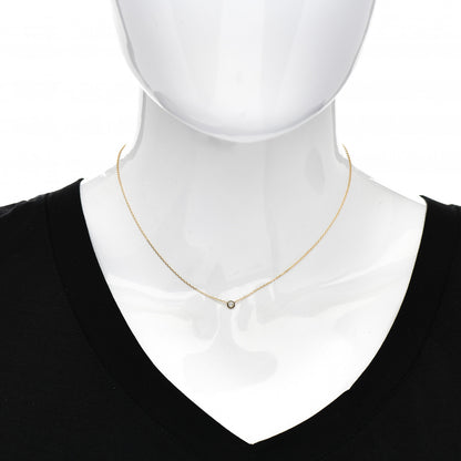 Cartier 18K Yellow Gold Diamond XS D'Amour Pendant Necklace 2 of 4
