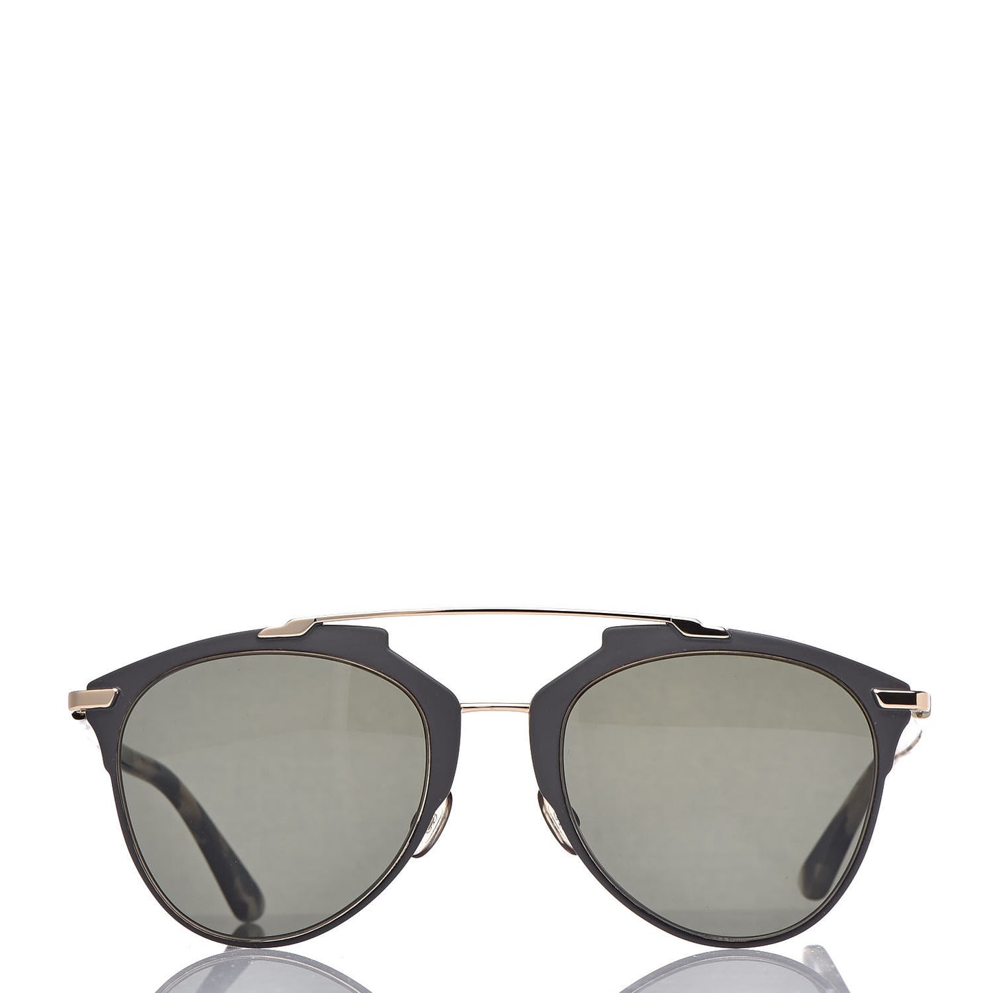 Reflected Sunglasses Black Tortoise