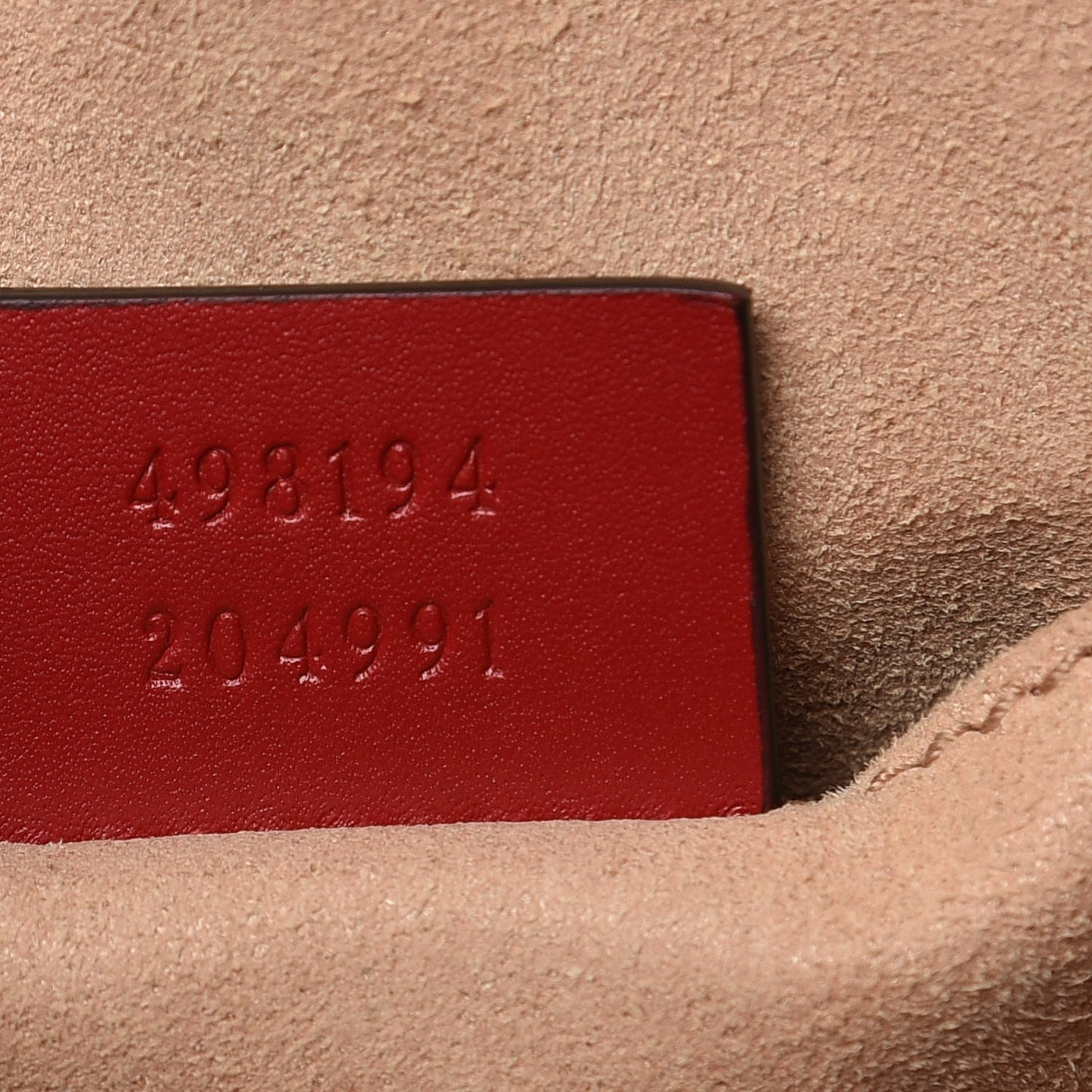 Guccissima Signature Padlock Backpack Hibiscus Red
