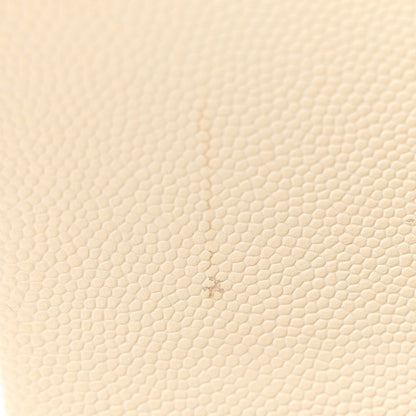 Chanel Caviar Quilted Small Coco Handle Flap White 13 of 14