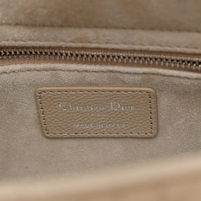 Christian Dior Grained Calfskin Cannage Medium Lady Dior Sable 6 of 10