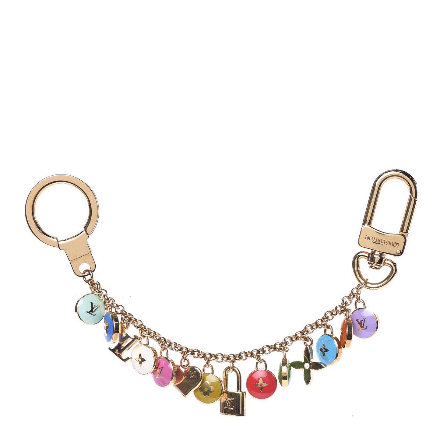 Pastilles Key Chain Bag Charm Multicolor