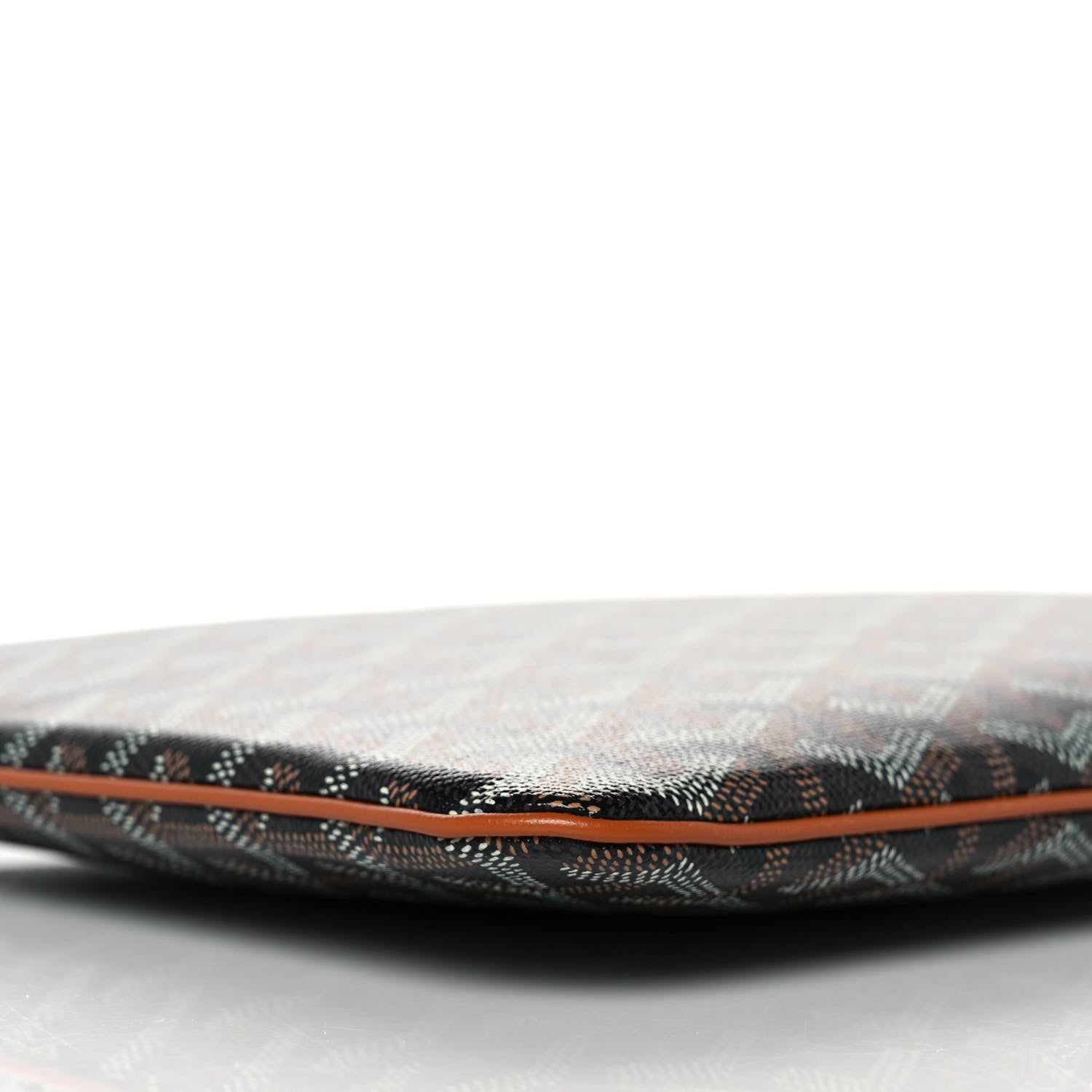 Goyard Goyardine Senat Pochette MM Black Gold 7 of 8