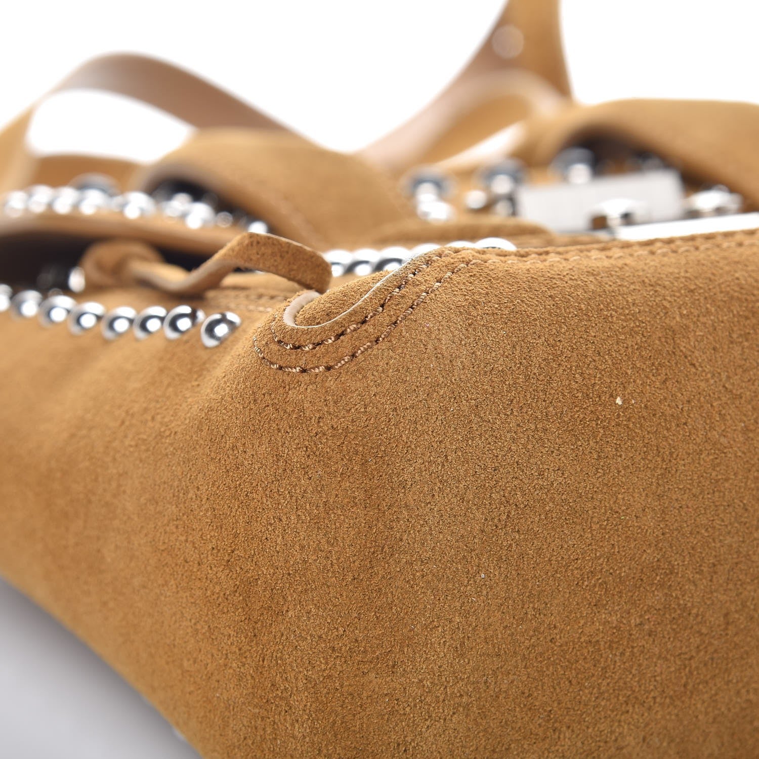 3.1 Phillip Lim 3.1 Suede Studded Mini Pashli Satchel Dark Mustard 8 of 9