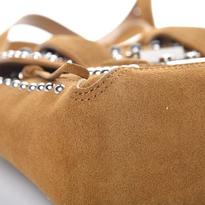 3.1 Phillip Lim 3.1 Suede Studded Mini Pashli Satchel Dark Mustard 8 of 9