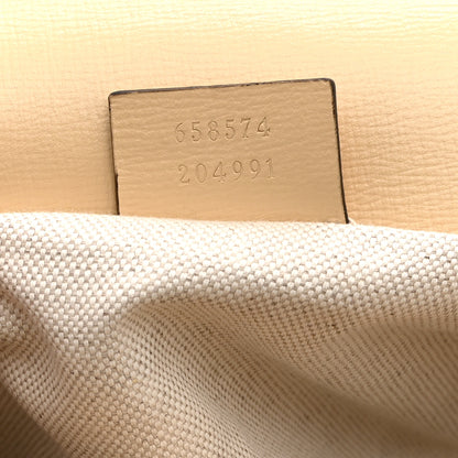 Gucci Azalea Calfskin Web Mini Horsebit 1955 Shoulder Bag Bubble Tea 7 of 11