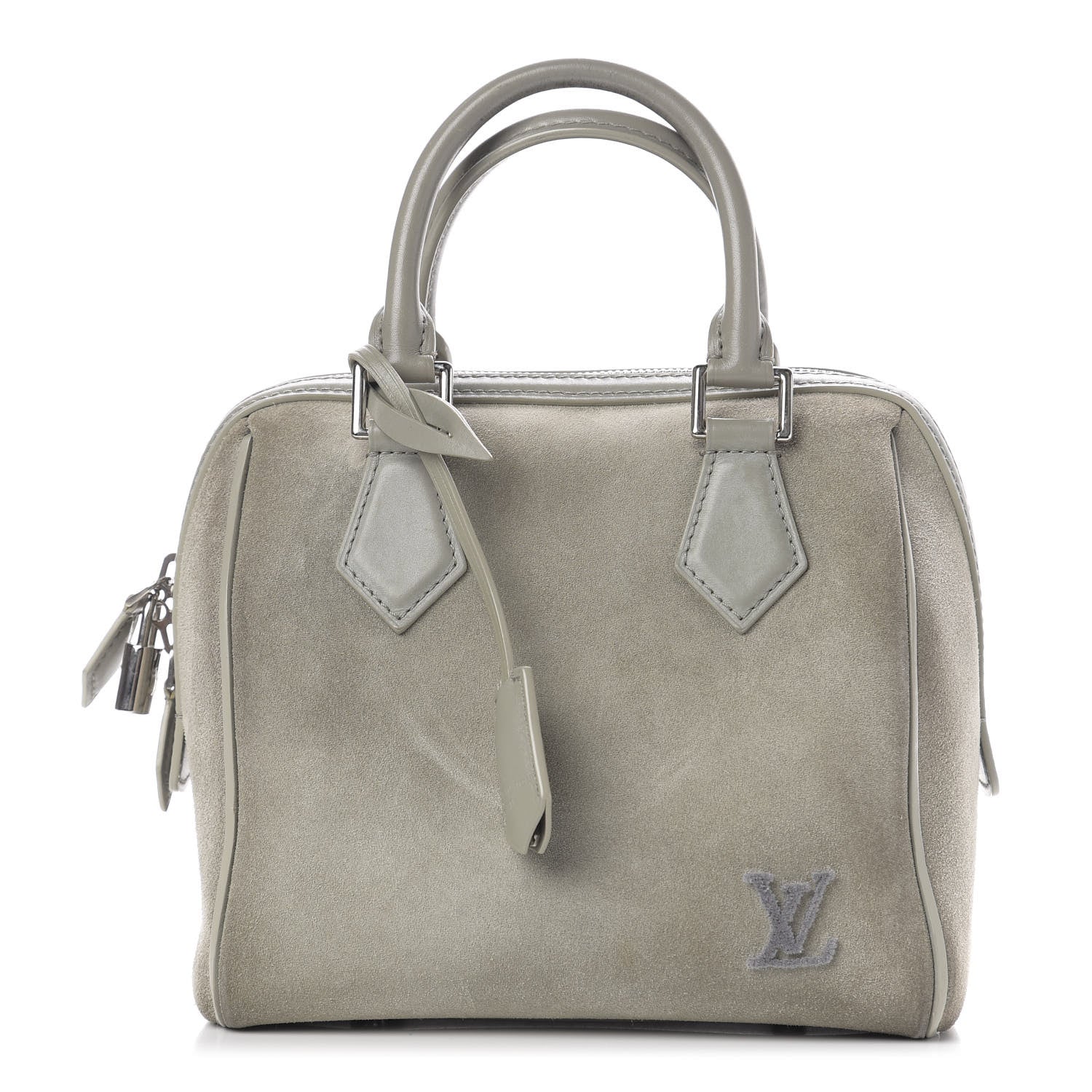 Louis Vuitton Suede Cubic Illusion Speedy Cube PM Grey 1 of 11