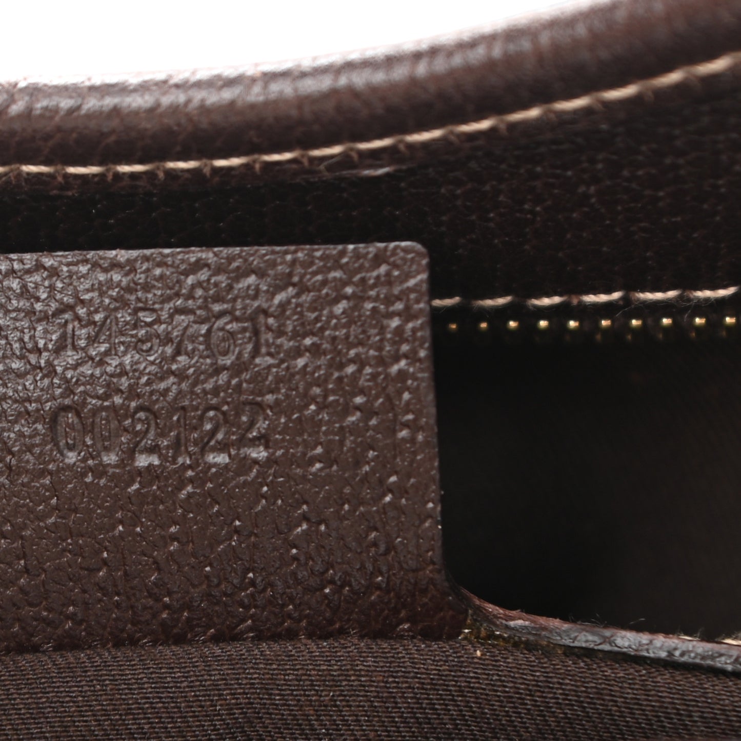 Canvas Horsebit Print Shoulder Bag Brown