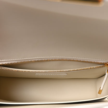 Christian Dior Box Calfskin 30 Montaigne Flap Bag Latte 5 of 9