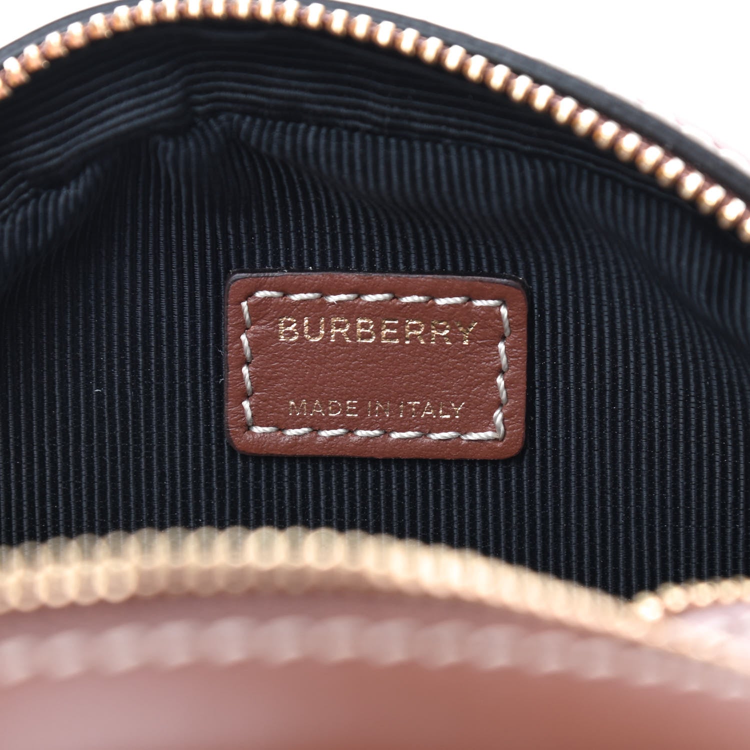 Burberry Canvas Calfskin Louise Bag Natural 6 of 9