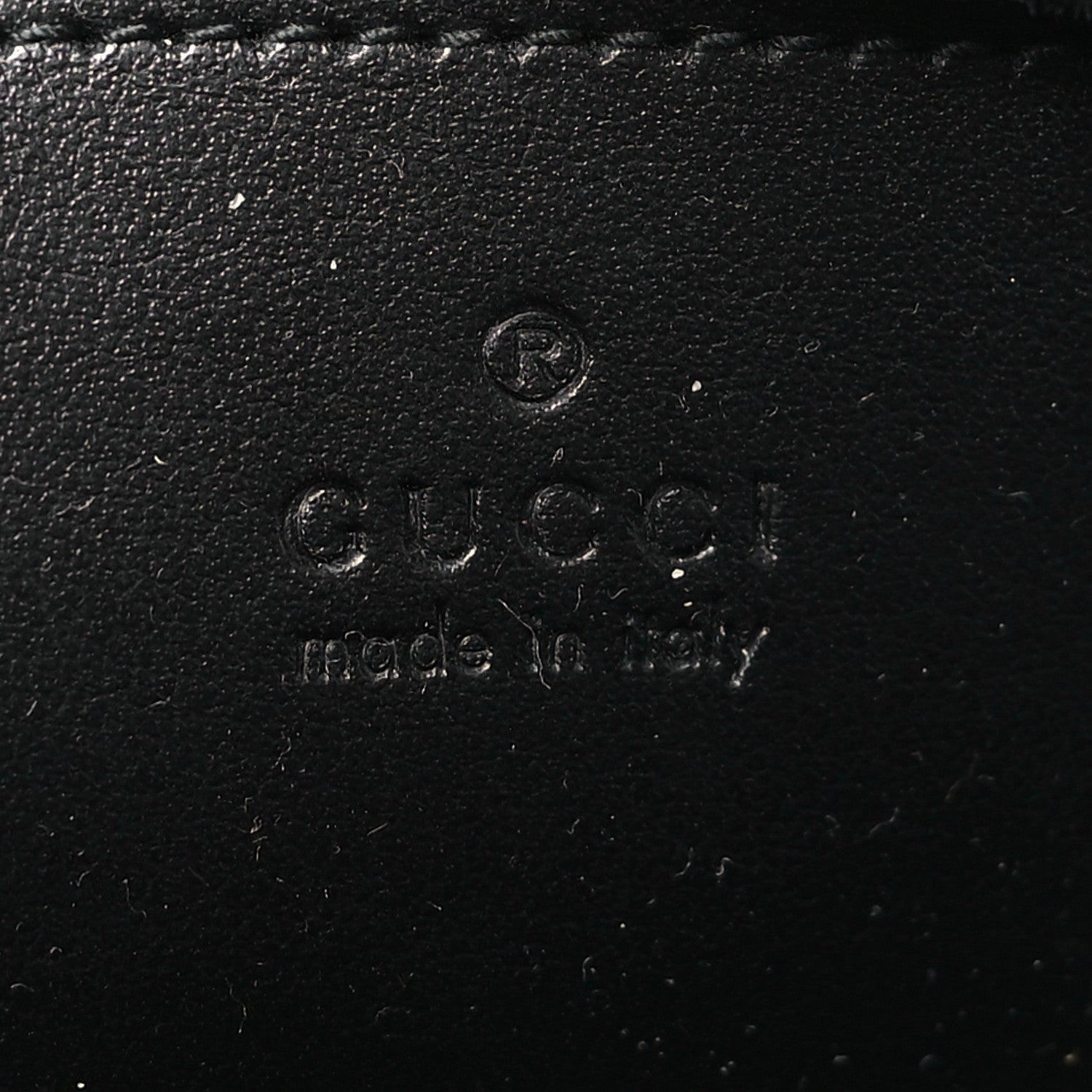 Gucci Calfskin Matelasse Monochrome Small GG Marmont Chain Shoulder Bag Black 6 of 10