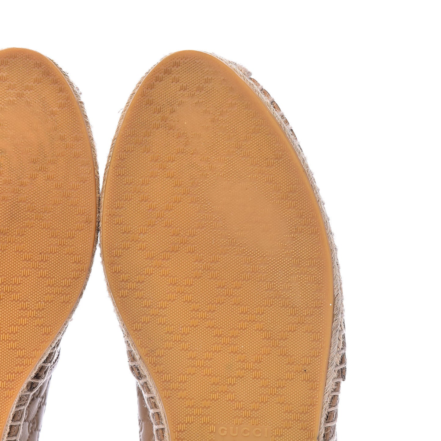 Guccissima Signature Espadrilles 40.5 Beige