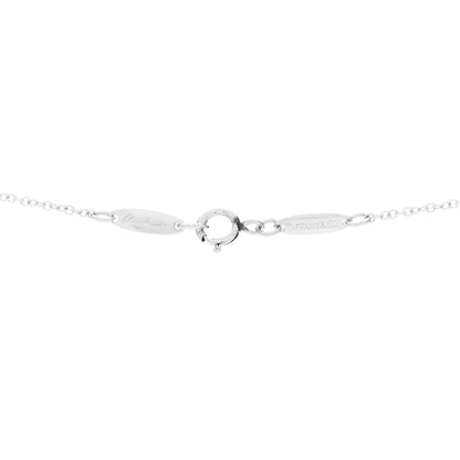 Tiffany Platinum Diamond 16mm Elsa Peretti Cross Pendant Necklace 4 of 5