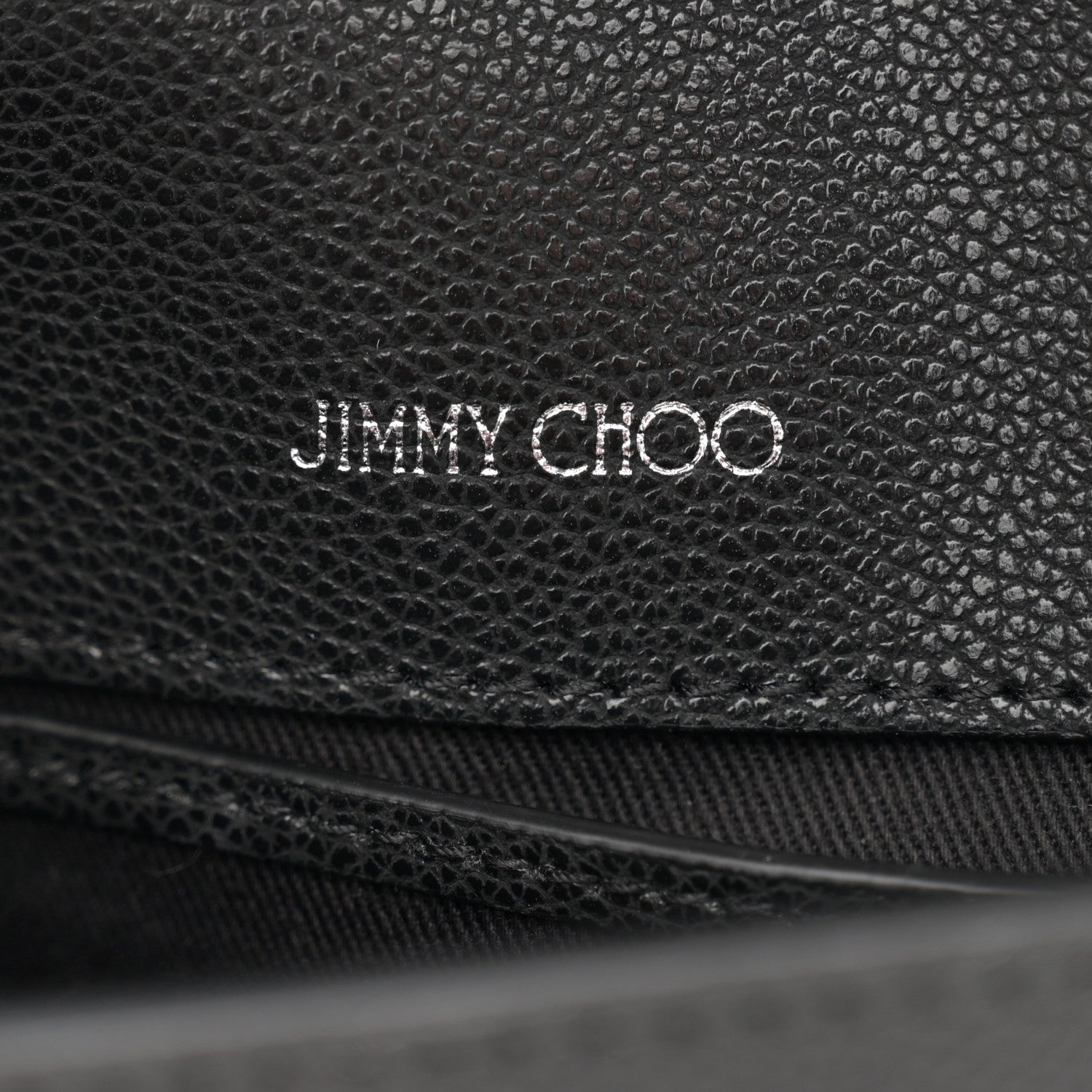 Jimmy Choo Calfskin Crystal Cheri Chain Crossbody Bag Black 6 of 10