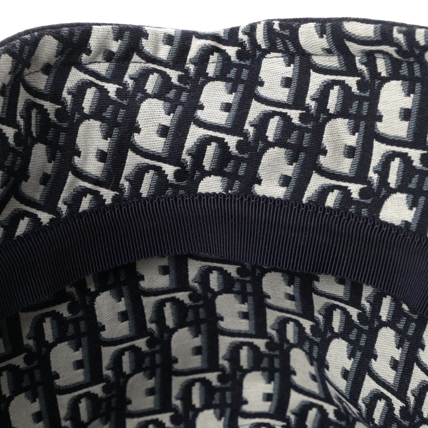 Denim Oblique Small Brim Bucket Hat 58 Blue