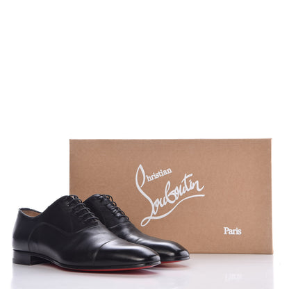 Christian Louboutin Calfskin Mens Greggo Flat Oxfords 41.5 Black 15 of 15